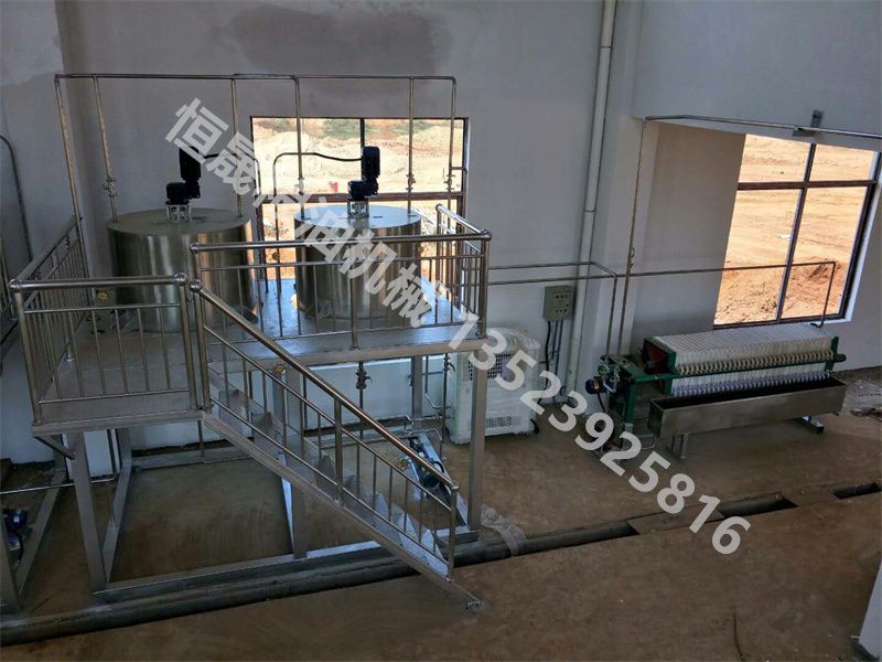 油茶籽油脫蠟生產線案例展示