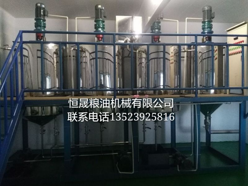 亞麻籽油精煉生產線案例展示